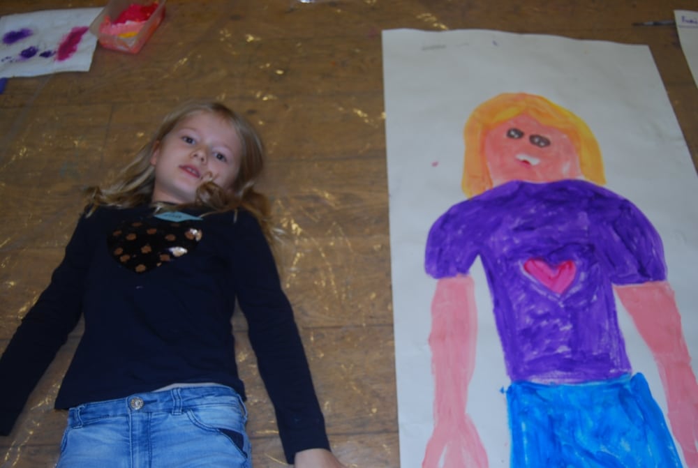 Children explore art and meditation in Tunbridge Wells